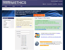 Tablet Screenshot of ethics.coventry.ac.uk