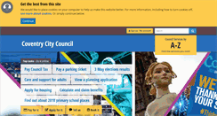 Desktop Screenshot of coventry.gov.uk